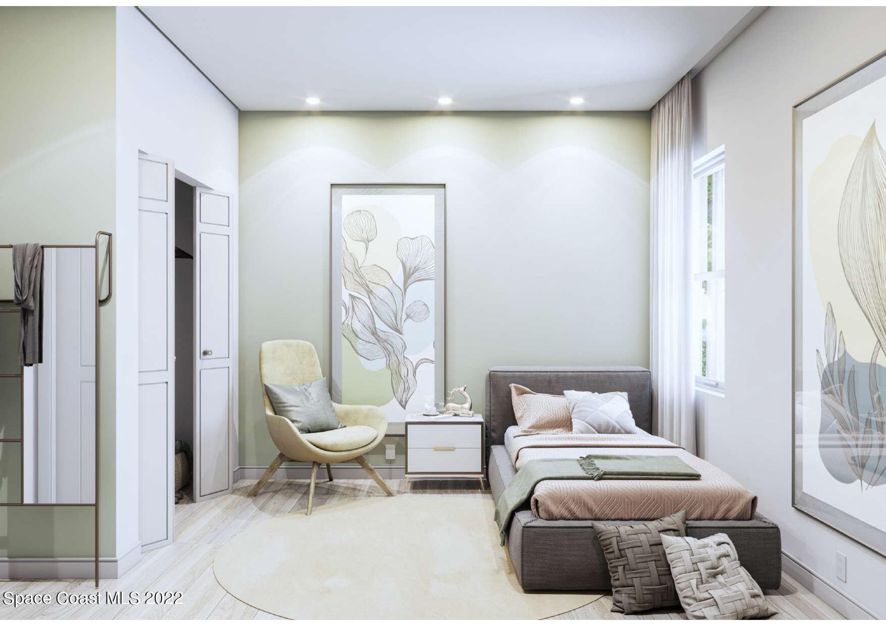 1113 Dorchester Road Palm Bay, FL 32907 - Photo 2 of 7 a living room with furniture and a large window