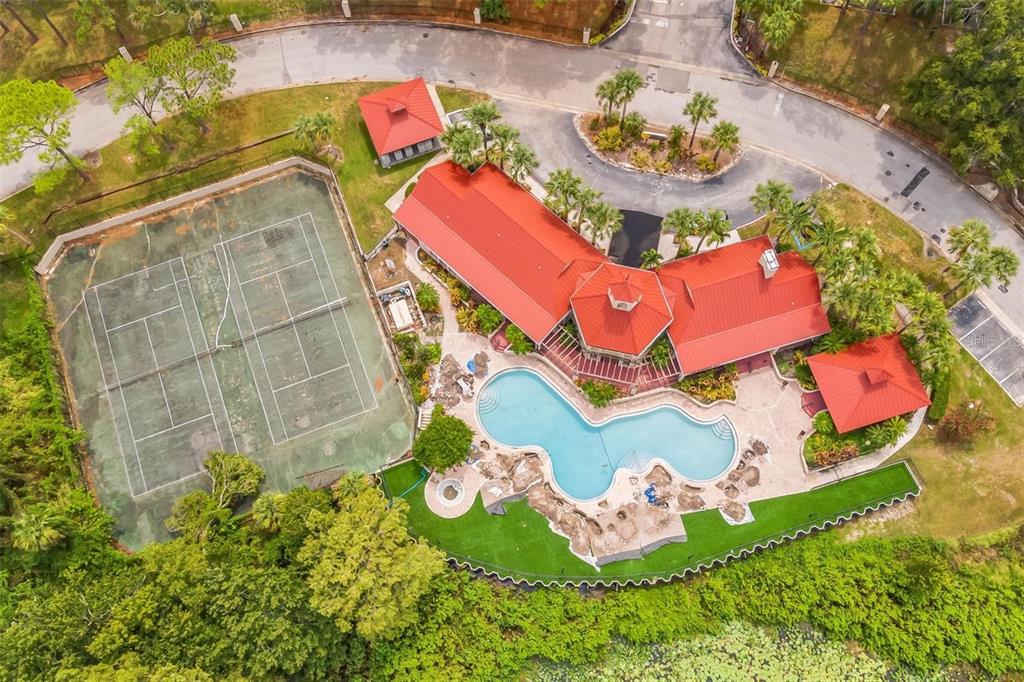 241 Afton Square, Unit 102 Altamonte Springs, FL 32714 - Photo 10 of 12 an aerial view of a house a yard and outdoor seating
