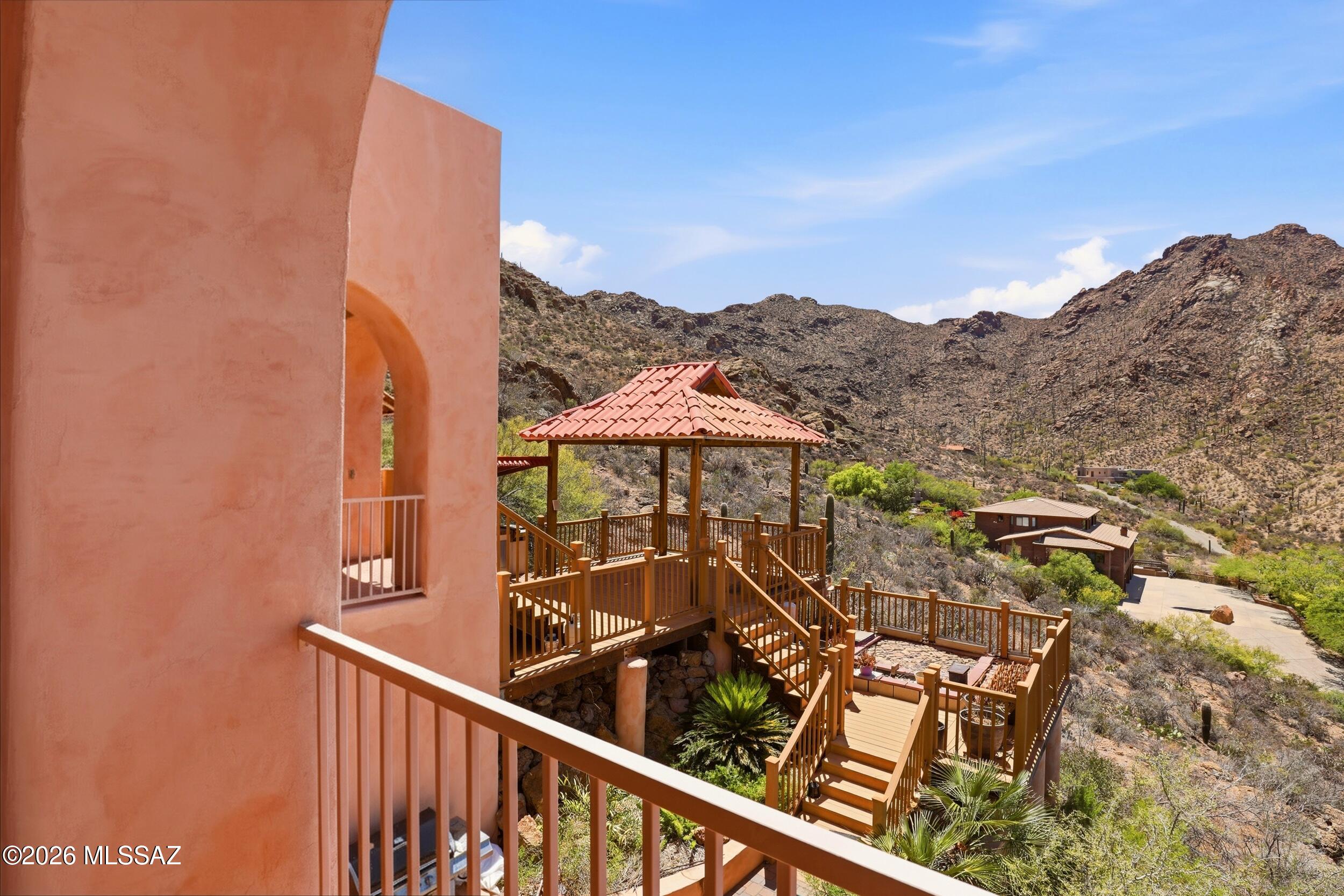 6331 West Trails End Road Tucson, AZ 85745 - Photo 33 of 41 a view of a balcony with an outdoor space
