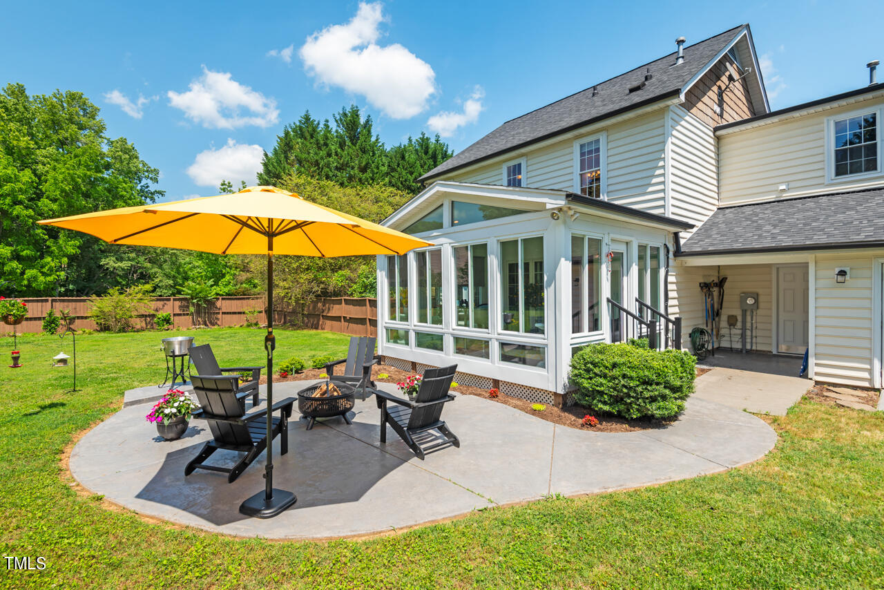 135 Deep Creek Rougemont, NC 27572 - Photo 23 of 72 a view of a house with backyard porch and sitting area