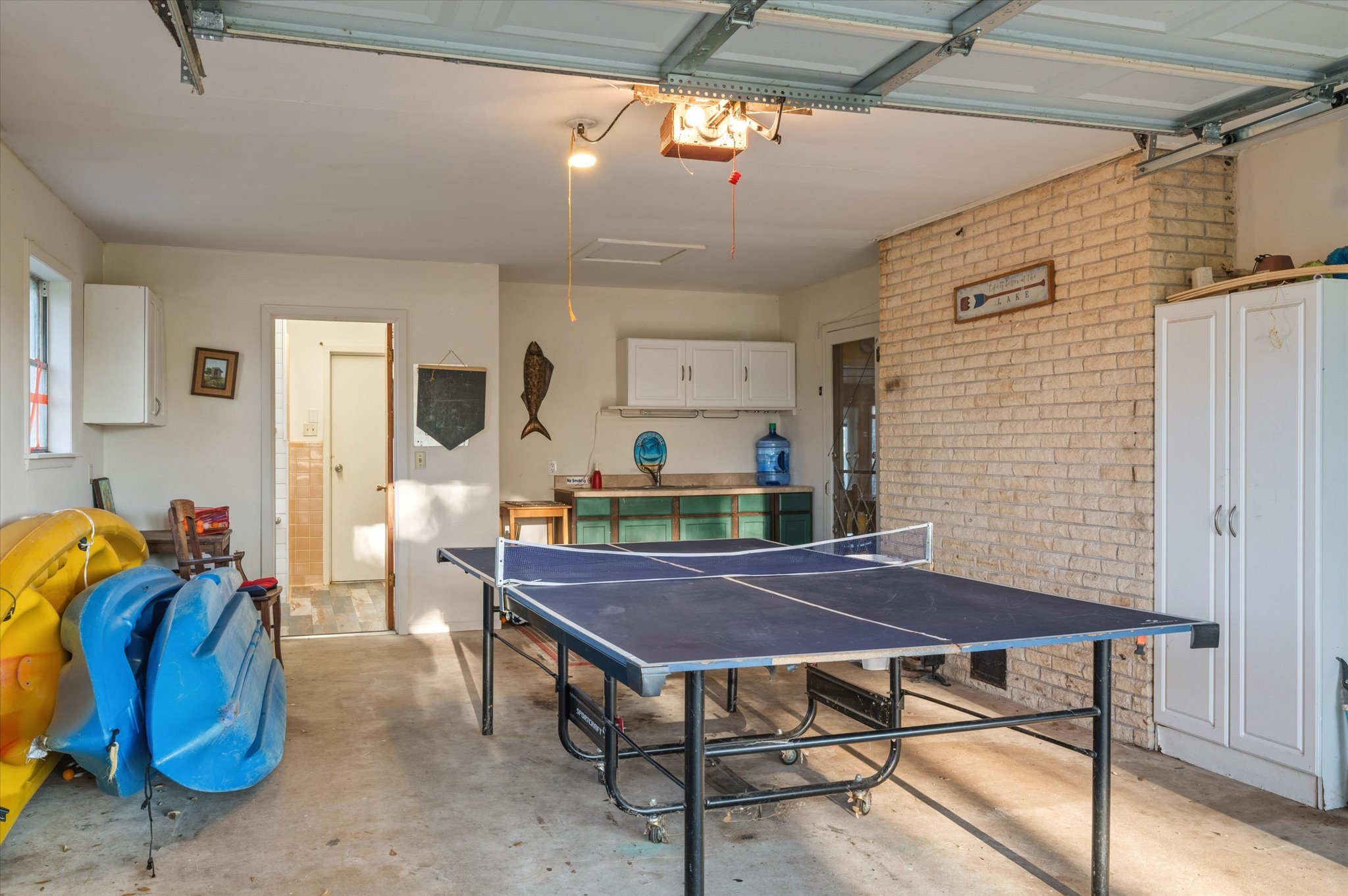 210 Lake Loop Tow, TX 78672 - Photo 22 of 28 Attached garage serving as rec room