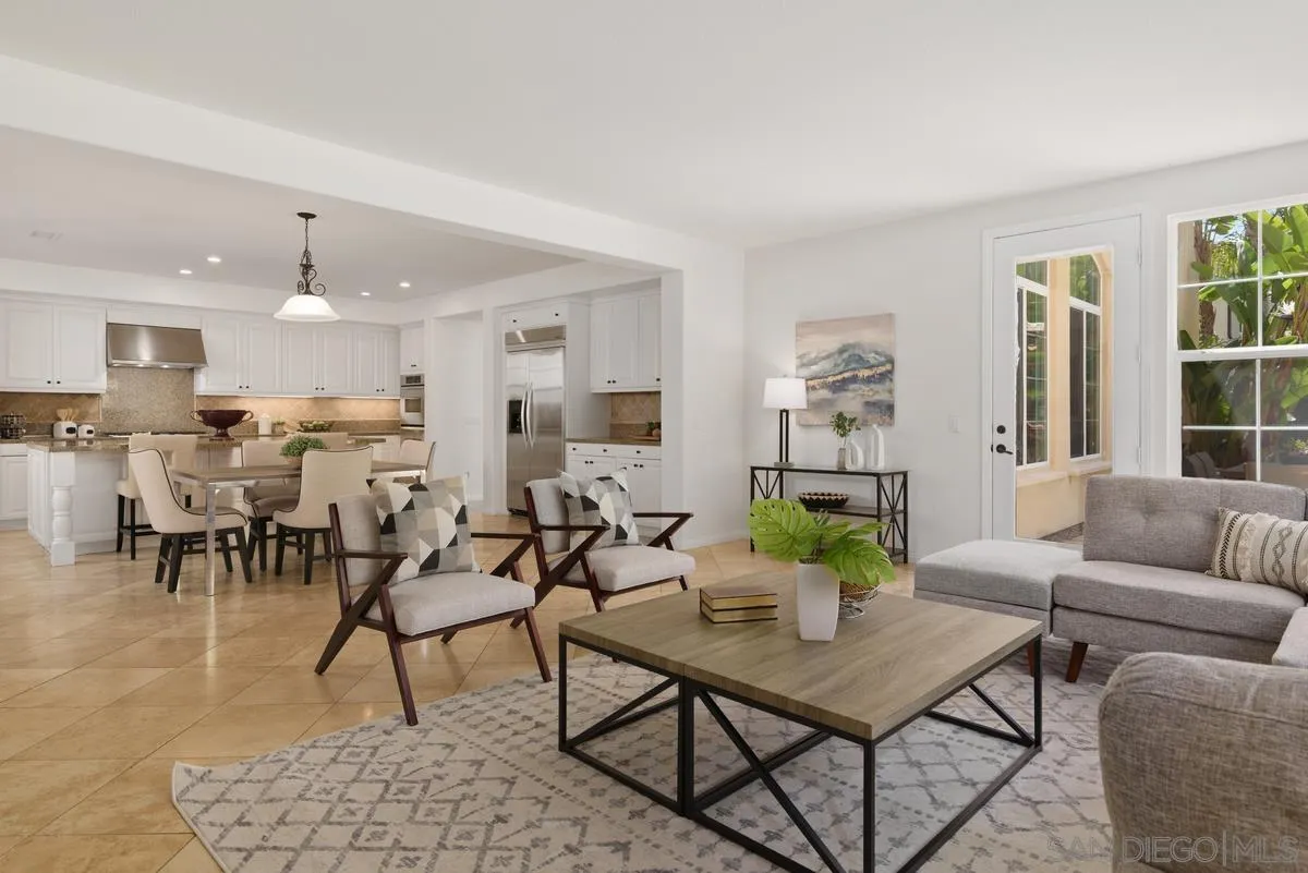 7542 Circulo Sequoia Carlsbad, CA 92009 - Photo 8 of 24 a living room with furniture and a table