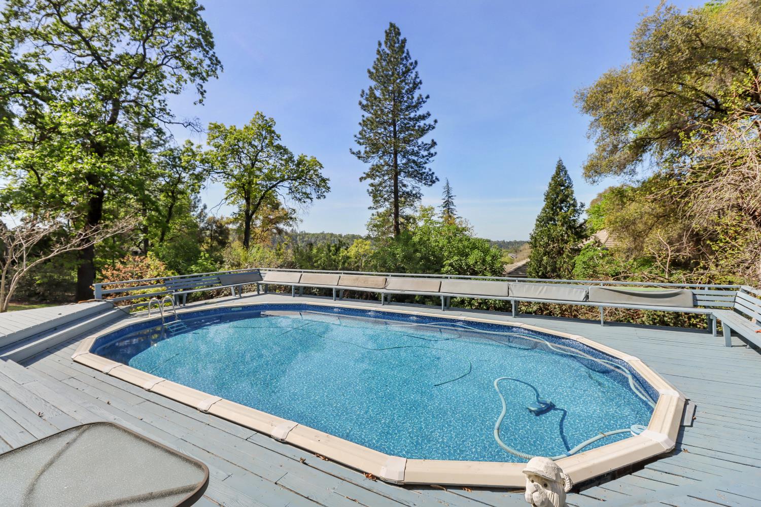1635 Country Club Drive Placerville, CA 95667 - Photo 39 of 58 a view of a swimming pool with a back yard