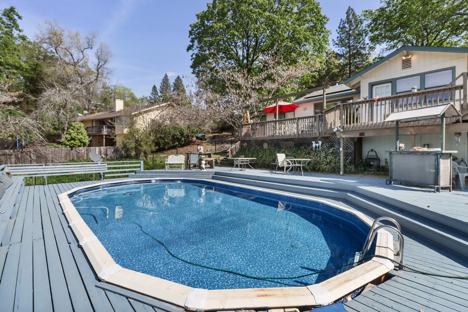 1635 Country Club Drive Placerville, CA 95667 - Photo 41 of 58 a view of outdoor space yard swimming pool and patio