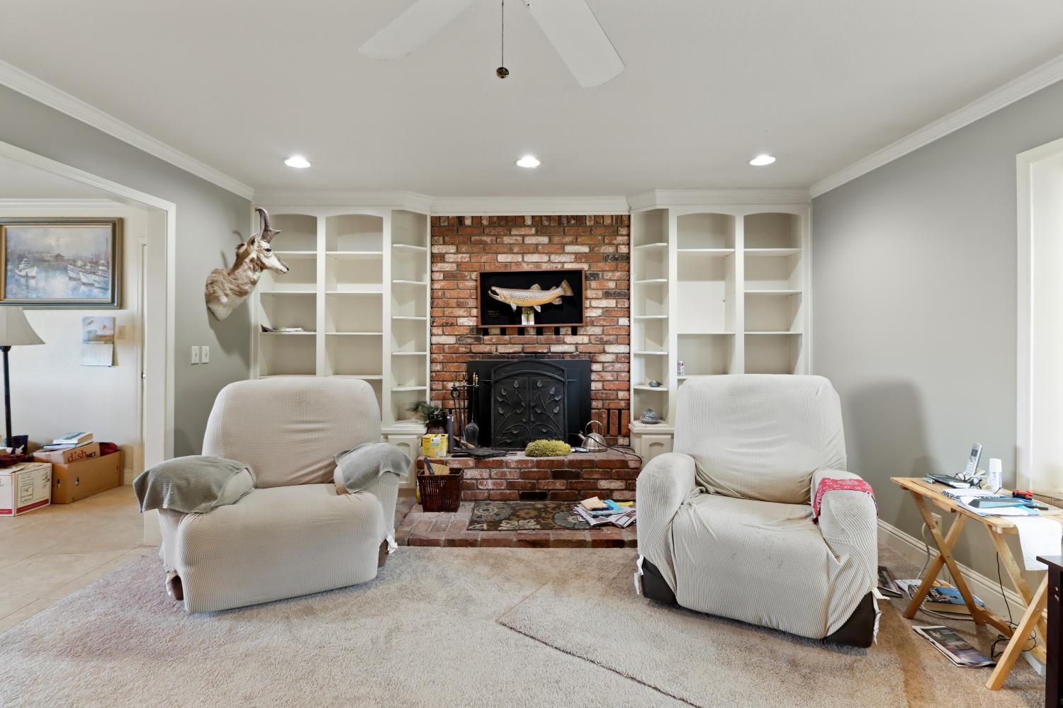 1635 Country Club Drive Placerville, CA 95667 - Photo 9 of 58 a living room with furniture and a fireplace