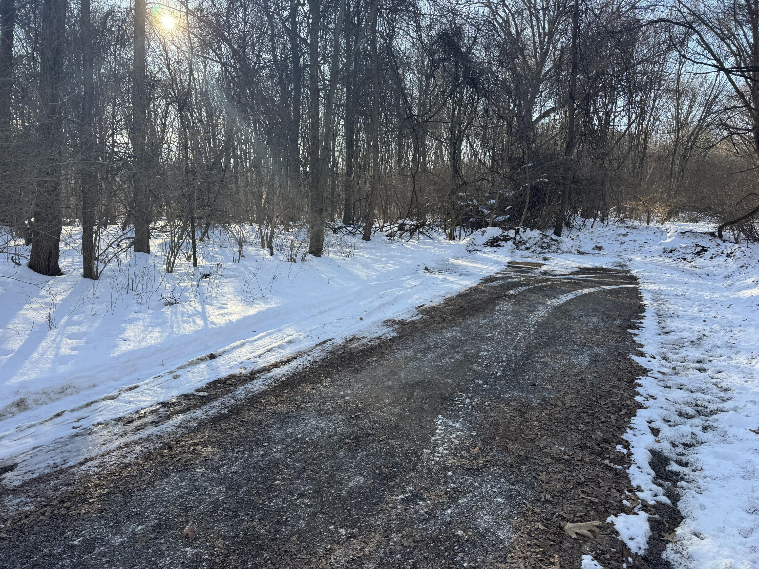 8577 North 1175 East Walkerton, IN 46574 - Photo 5 of 7 a view of a yard covered with snow