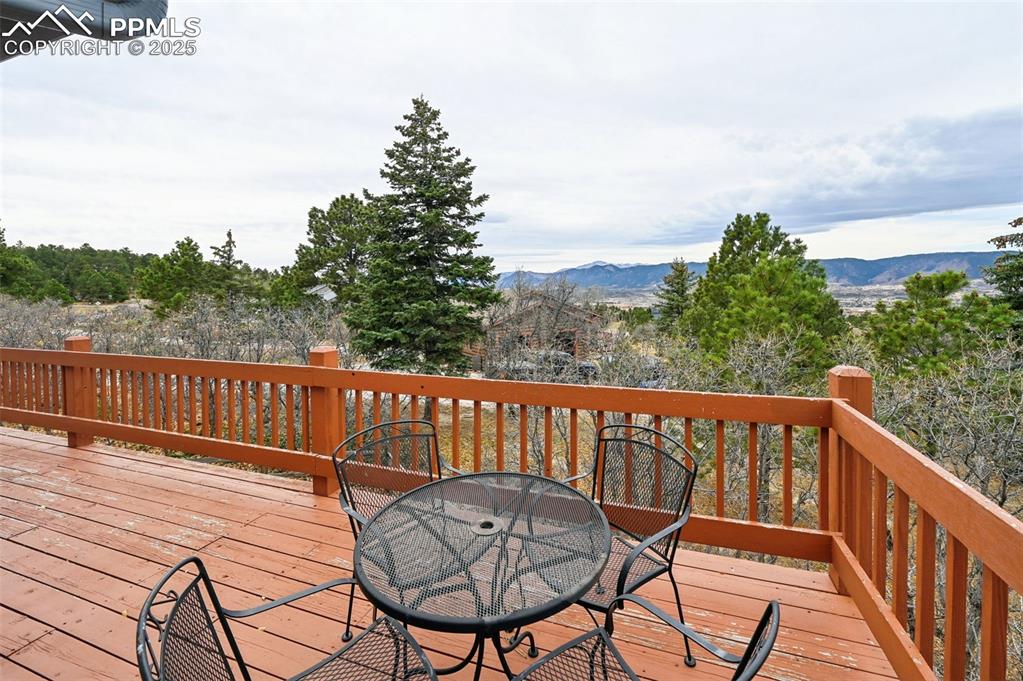 17580 Chipped Arrow Way Monument, CO 80132 - Photo 10 of 50 a view of balcony with furniture