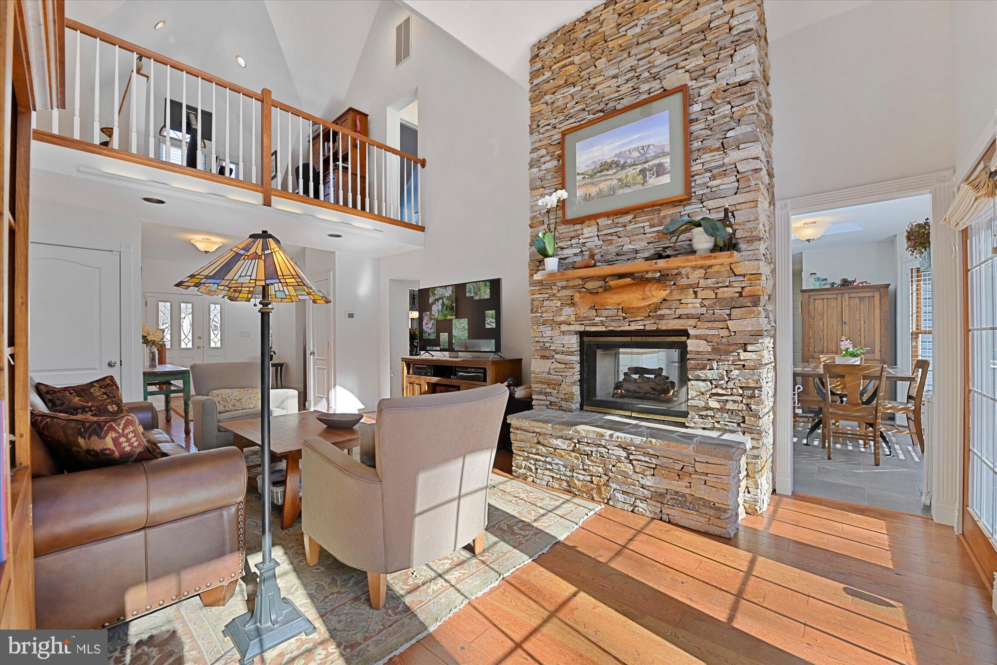 1631 Concordia Drive Pasadena, MD 21122 - Photo 9 of 53 Stacked stone fireplace