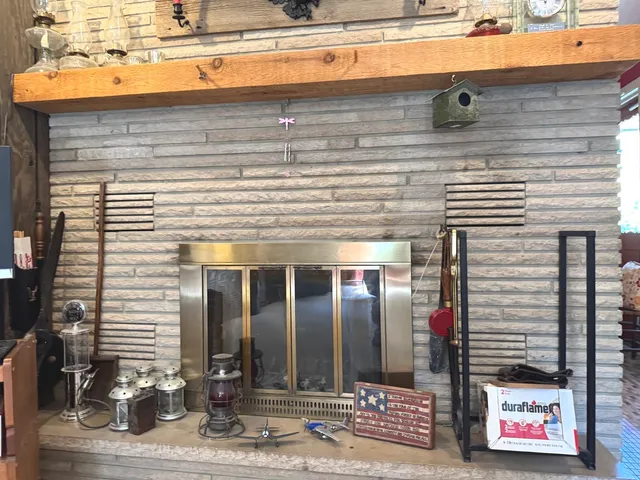 a front view of a building with street