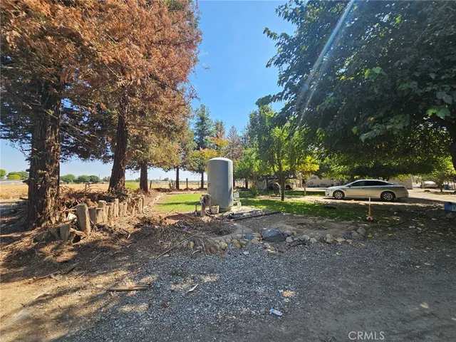 a view of a terrace with a lake