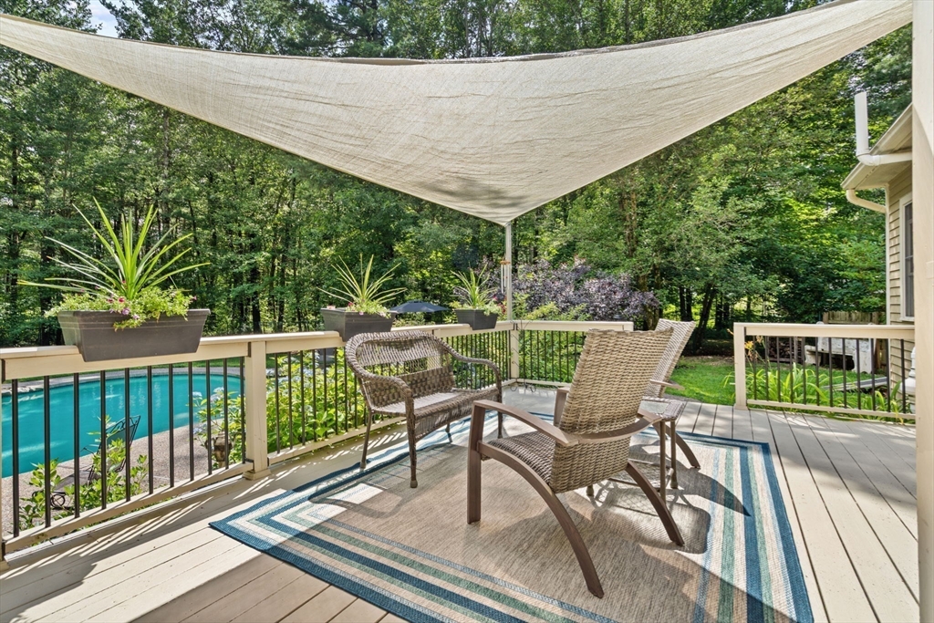 9 Stagecoach Road Princeton, MA 01541 - Photo 38 of 42 a view of a chairs and table in patio