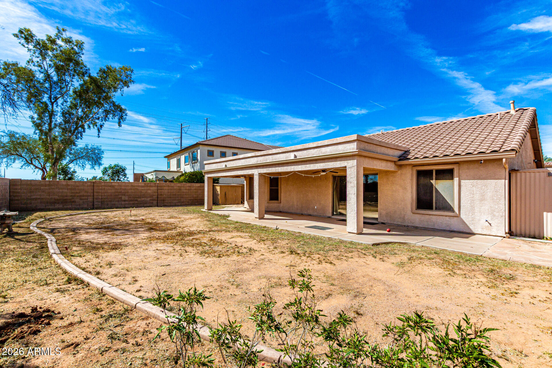 3123 South Del Rancho Mesa, AZ 85212 - Photo 15 of 15 a view of a house with a patio