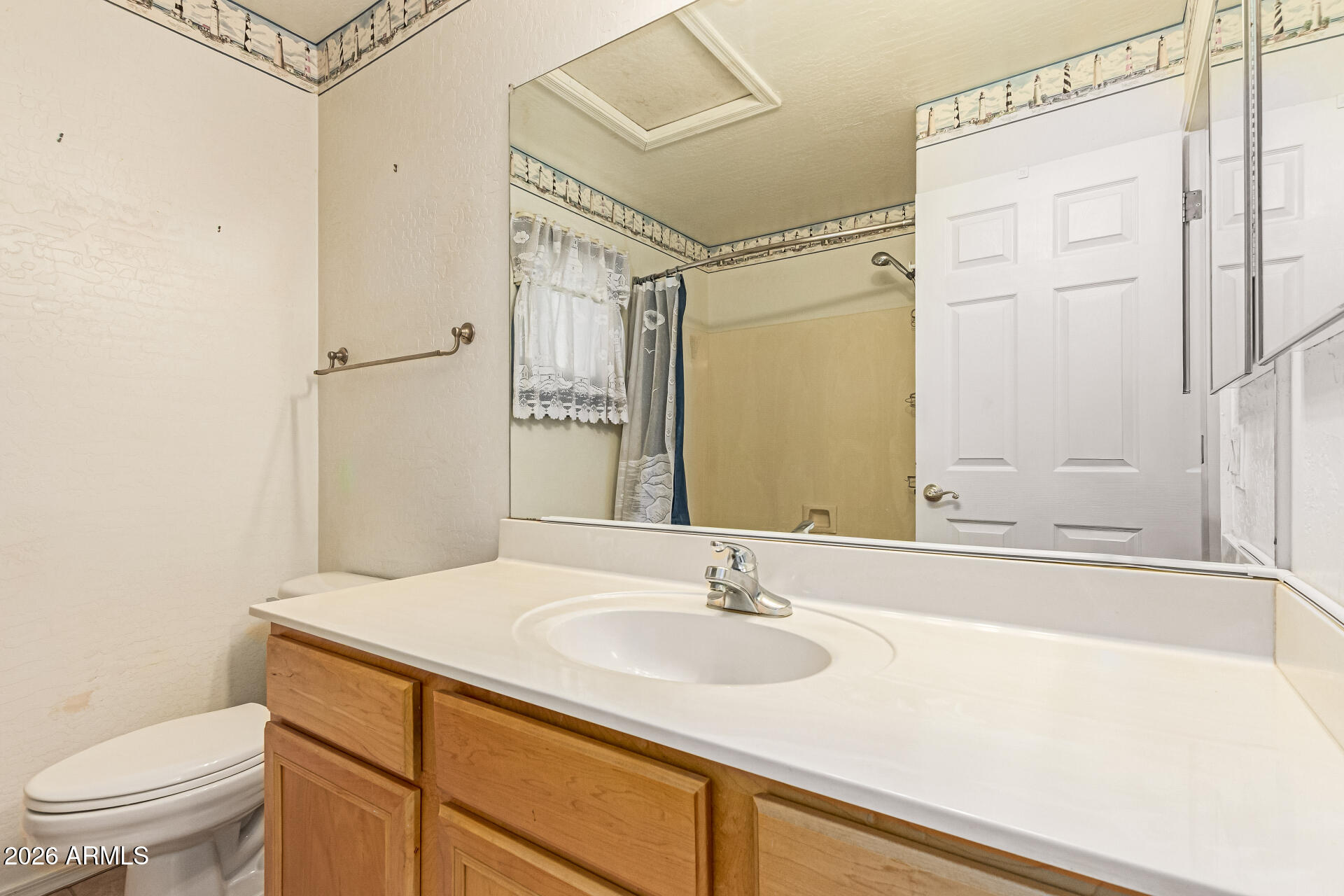3123 South Del Rancho Mesa, AZ 85212 - Photo 6 of 15 a bathroom with a sink toilet vanity and shower