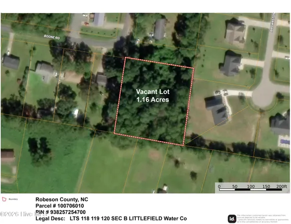 $23,000 | Lot 118 Boone Road, Lumberton, NC 28360