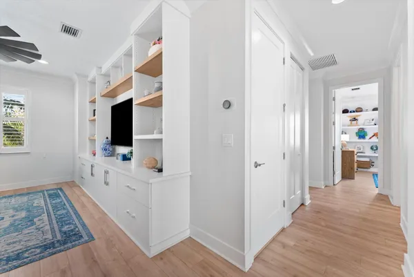 a view of storage and utility room