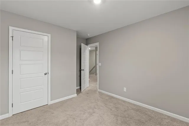 a view of an empty room