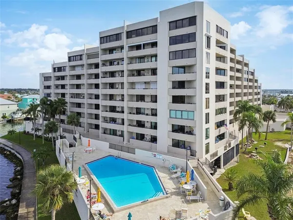 a front view of a building