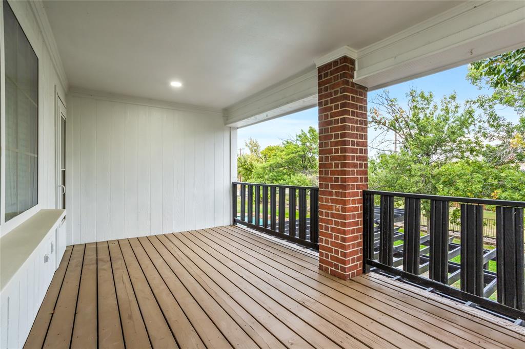 13510 Willow Springs Road Haslet, TX 76052 - Photo 31 of 39 a view of balcony with wooden floor