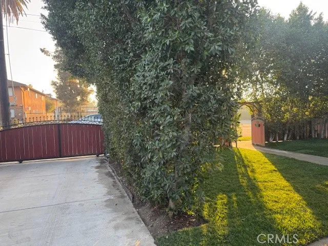 a view of a back yard