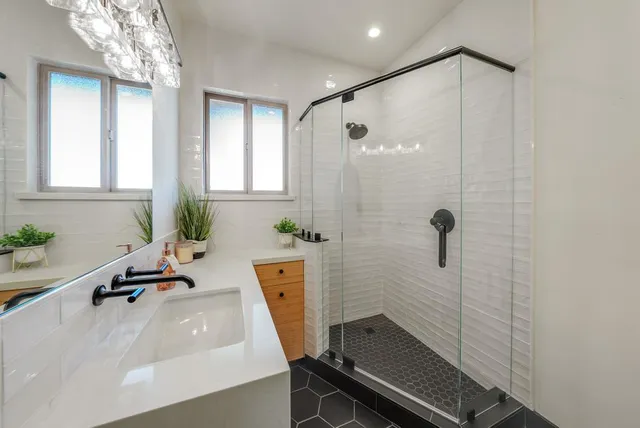 a room with a window and gym equipment