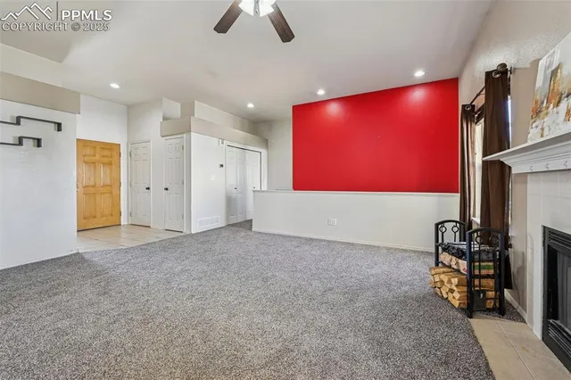 a view of an empty room