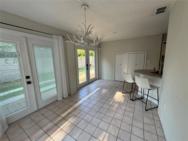 a view of a livingroom with furniture and window