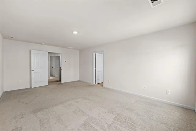 a view of an empty room