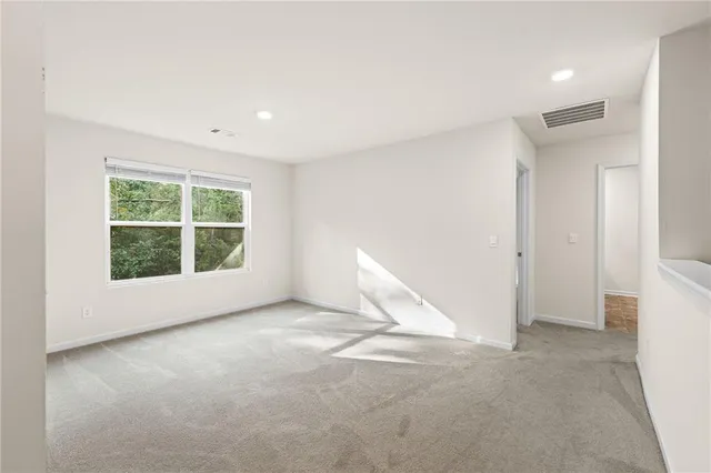 a view of an empty room