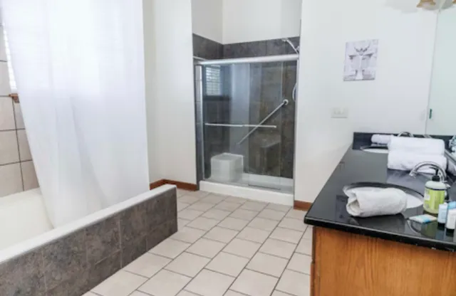 a room with a bed and a window