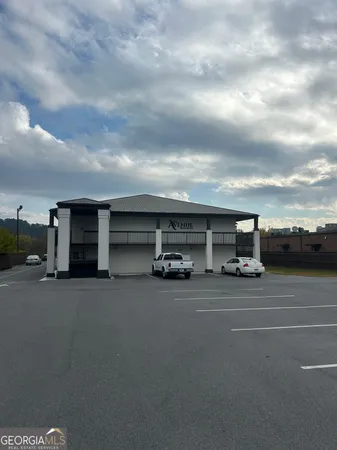 a view of a car garage