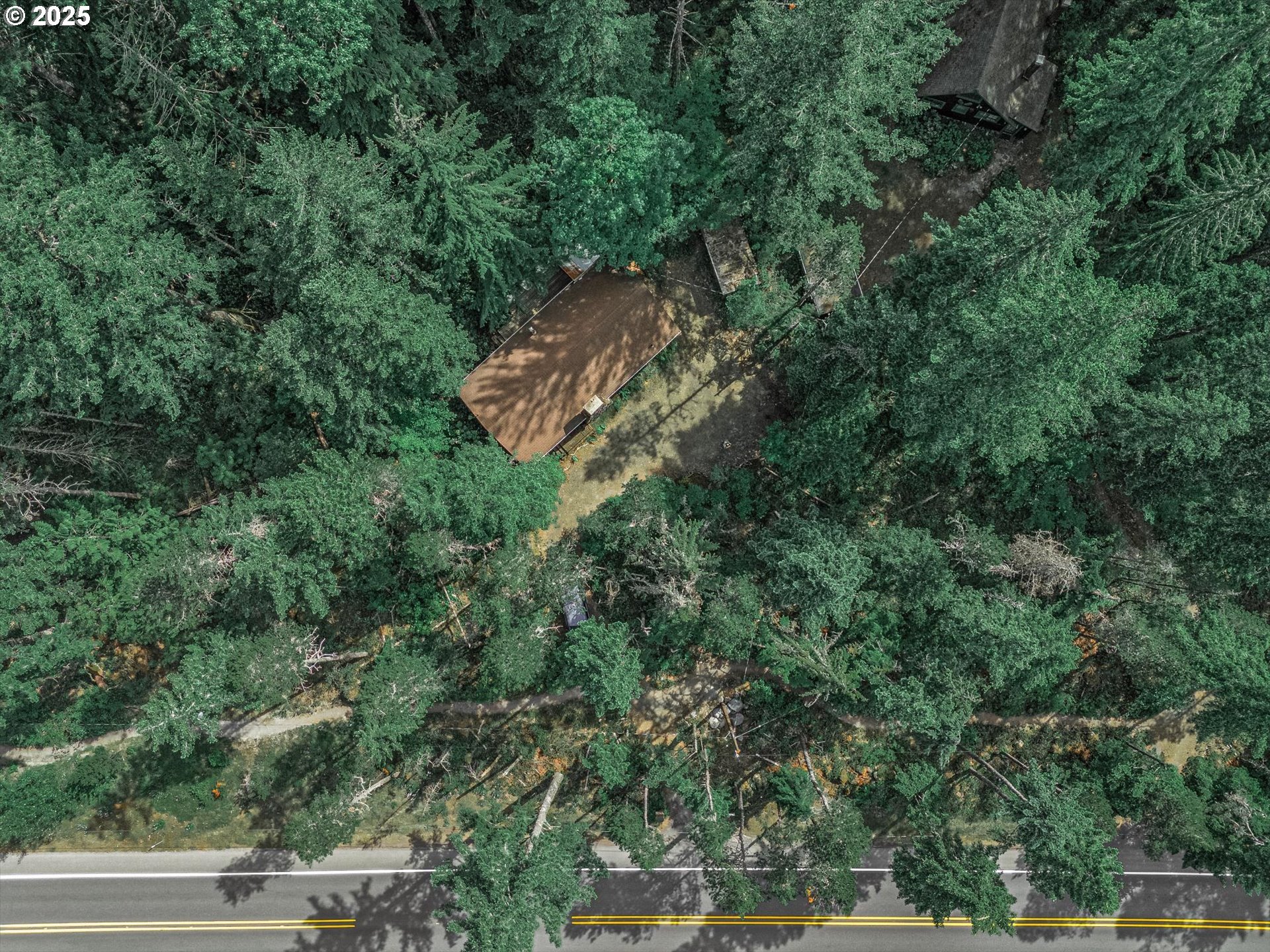 75125 Mt Hood Highway Rhododendron, OR 97049 - Photo 6 of 43 an aerial view of a house with yard