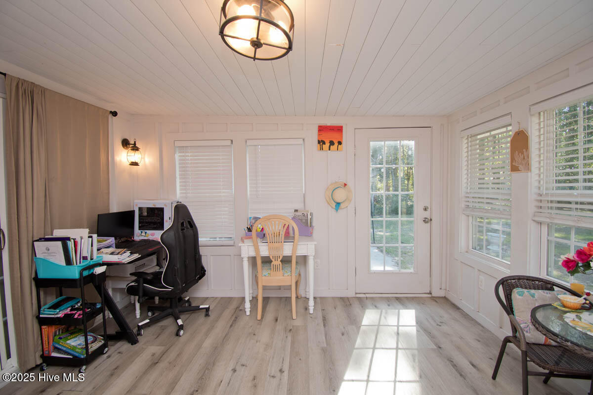243 Barrington Ridge Bogue, NC 28570 - Photo 15 of 29 Sunroom to Outdoor Patio