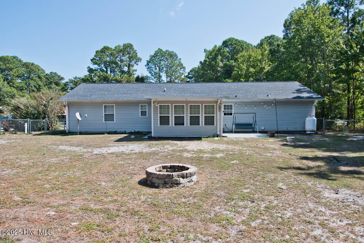 243 Barrington Ridge Bogue, NC 28570 - Photo 25 of 29 Fenced-in Backyard