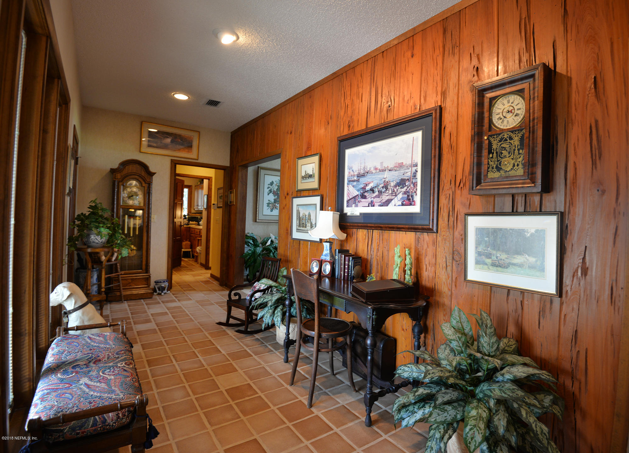 2963 Front Road Jacksonville, FL 32257 - Photo 9 of 63 Foyer view with Pecky Cypress acent wall