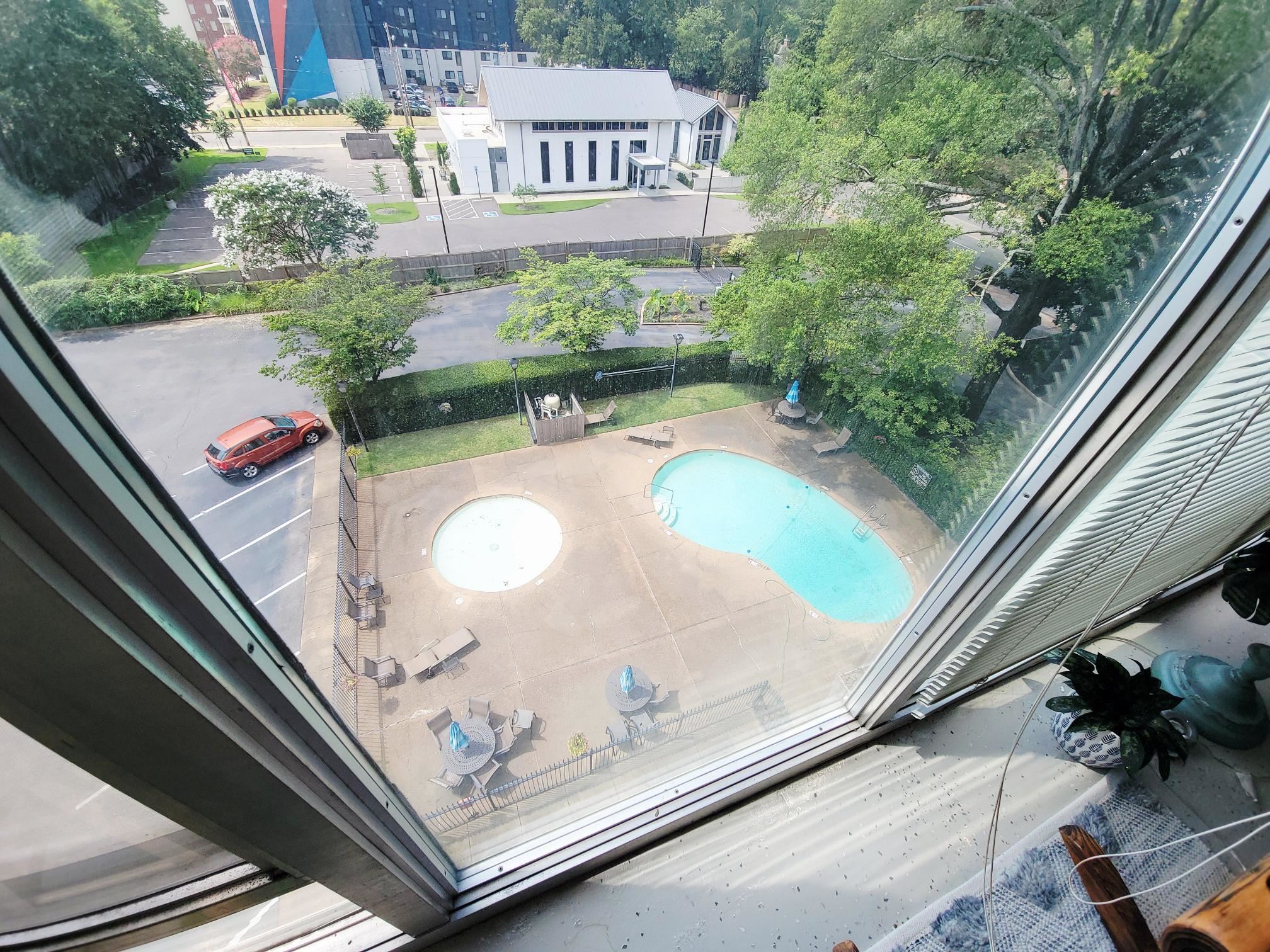 232 South Highland Street, Unit 608 Memphis, TN 38111 - Photo 10 of 40 a view of a back yard from a window