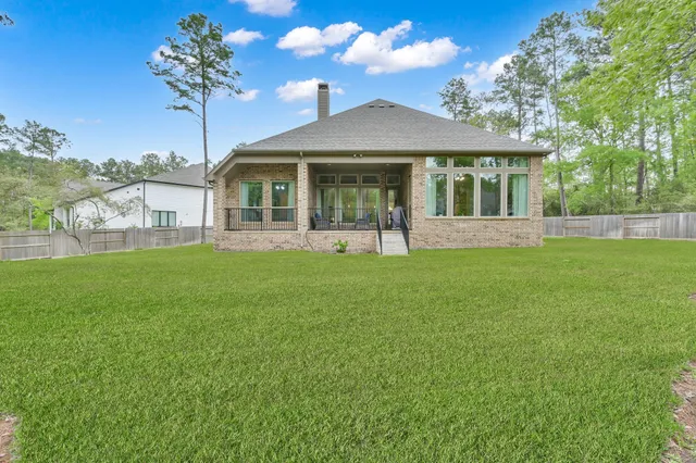 a view of a park with swings