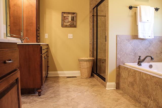 5336 Sherrington Road Murfreesboro, TN 37128 - Photo 7 of 20 Upgraded raised vanities with ornamental feet. Jetted tub.