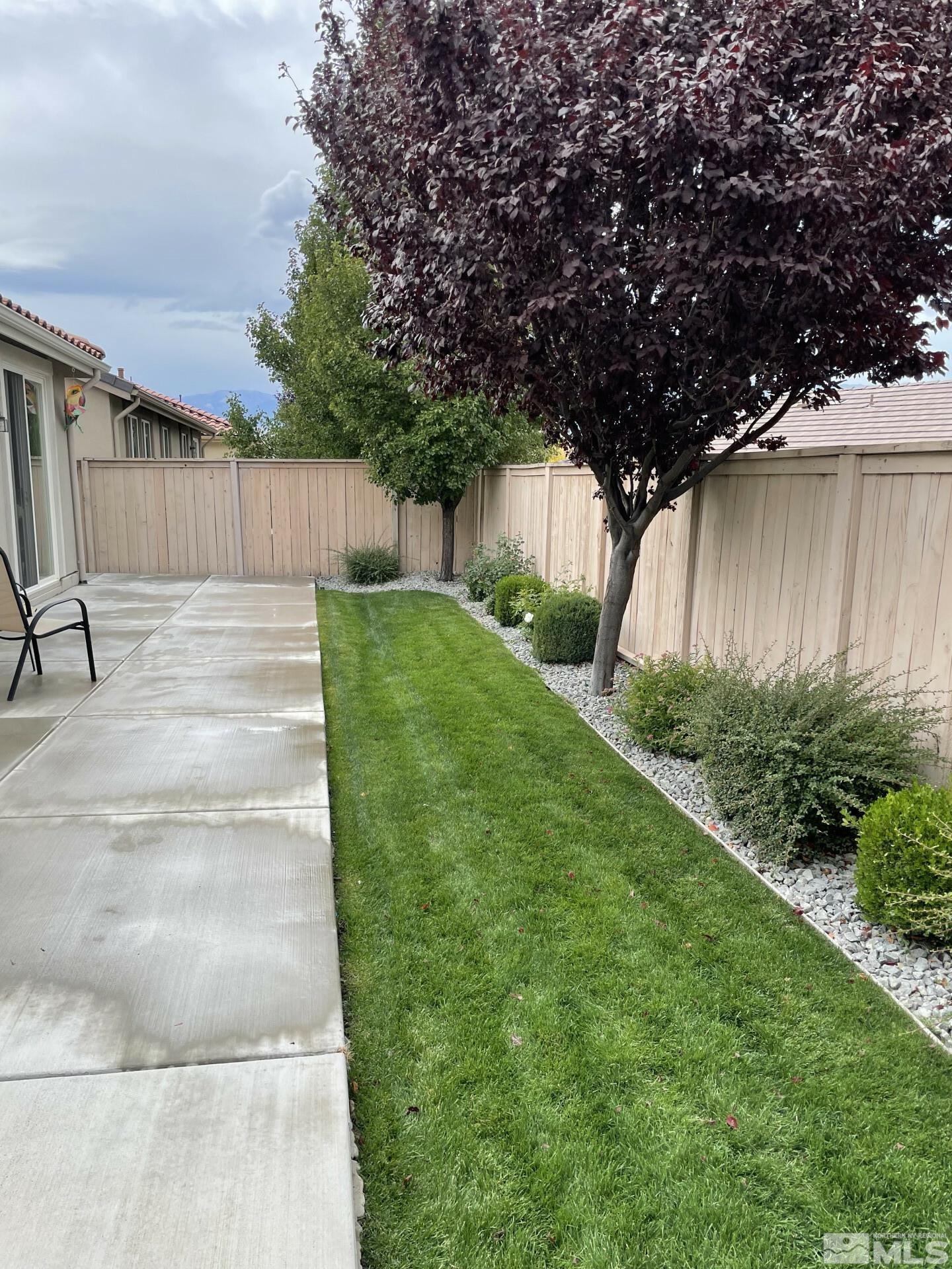 2087 Whitecliff Drive Reno, NV 89521 - Photo 31 of 33 a backyard of a house with lots of green space