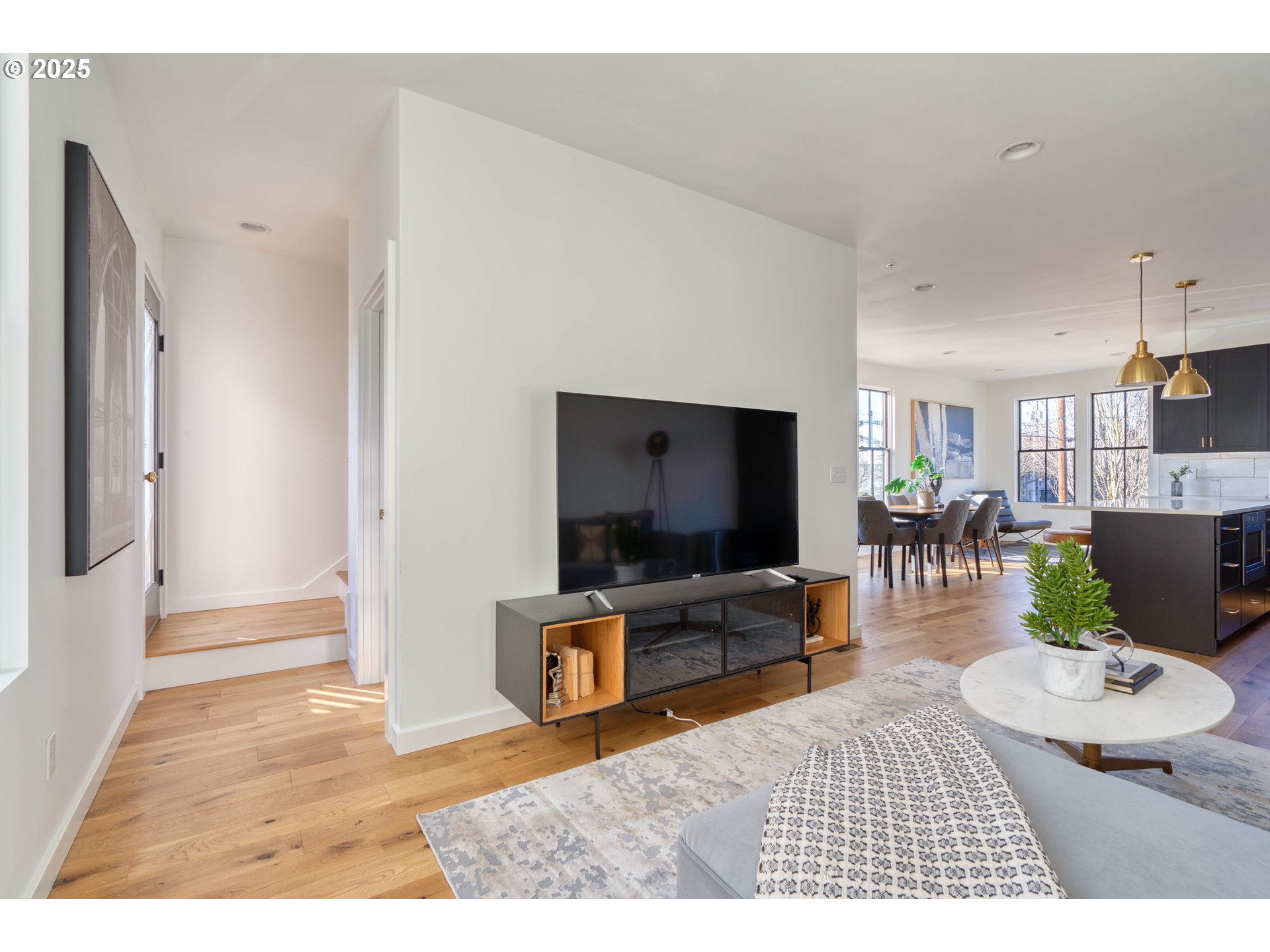 508 Northeast 56th Avenue Portland, OR 97213 - Photo 18 of 38 a living room with furniture and a flat screen tv
