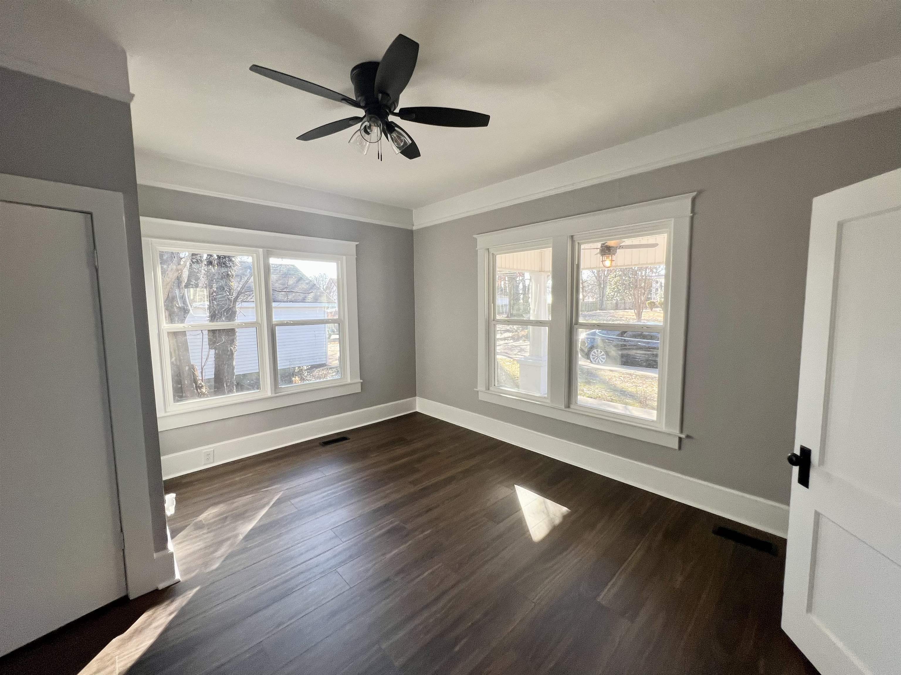 129 Wardlaw Circle Ripley, TN 38063 - Photo 12 of 24 a view of empty room with wooden floor and fan