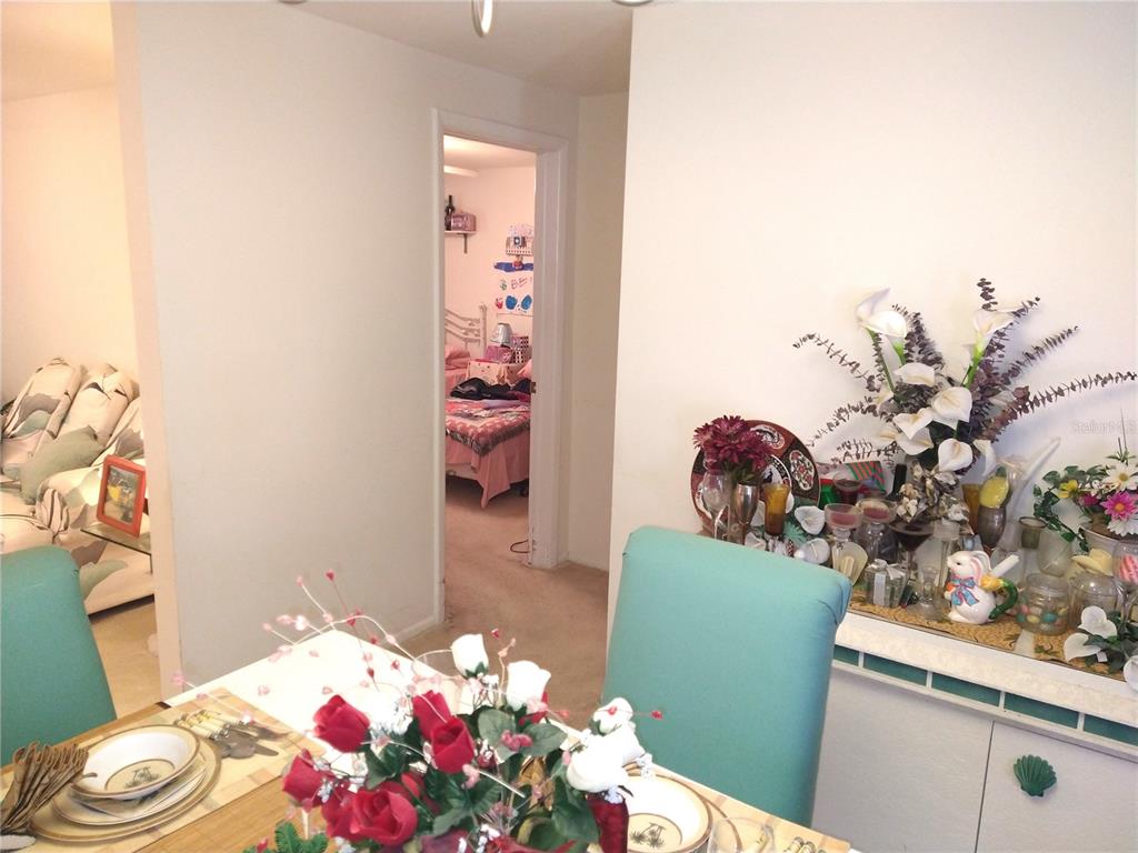 8415 Briarleaf Court Port Richey, FL 34668 - Photo 11 of 27 a bedroom with a bed and a potted plant