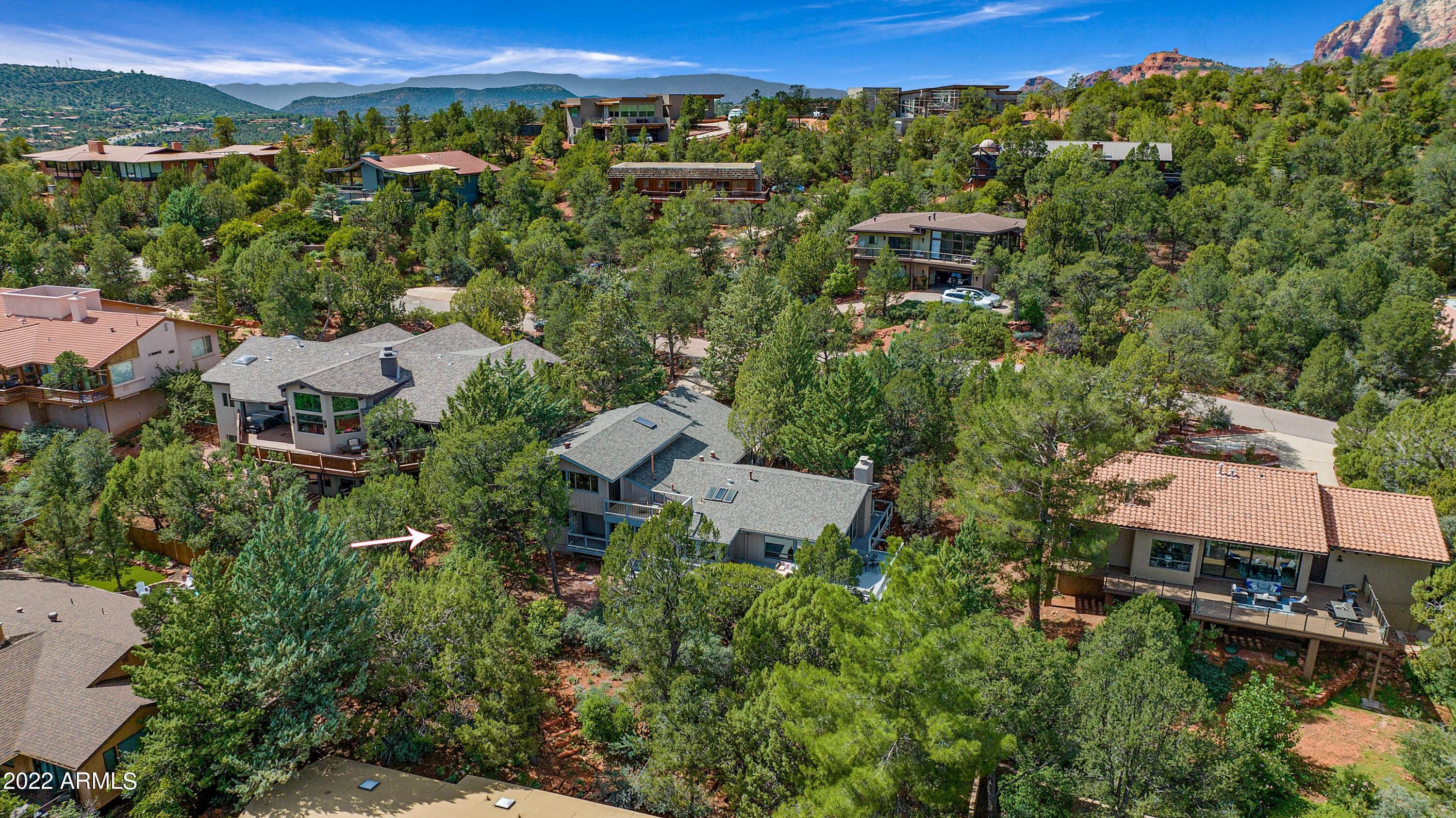 340 Ridge Road Sedona, AZ 86336 - Photo 40 of 49 004_Aerial 3