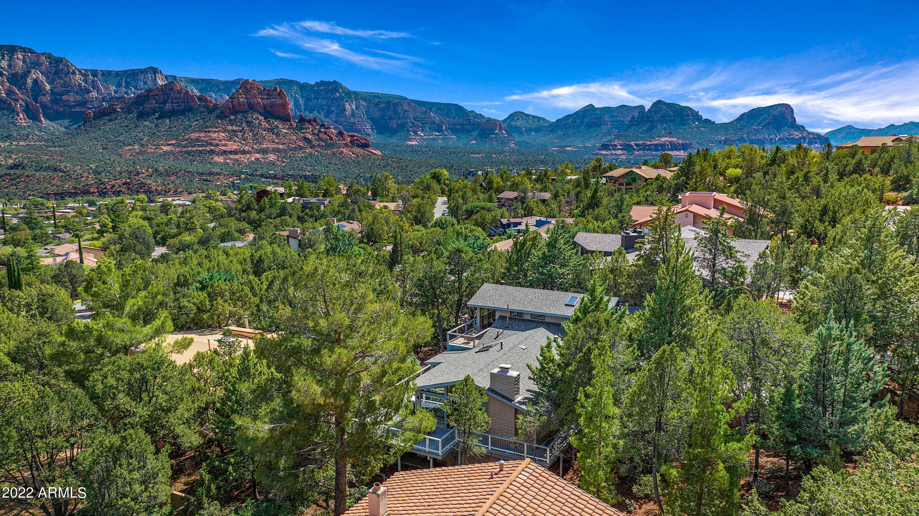 340 Ridge Road Sedona, AZ 86336 - Photo 41 of 49 005_Aerial 4