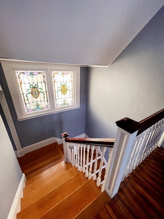 37 Lynn Shore Drive Lynn, MA 01902 - Photo 29 of 42 a view of entryway with stairs and wooden floor