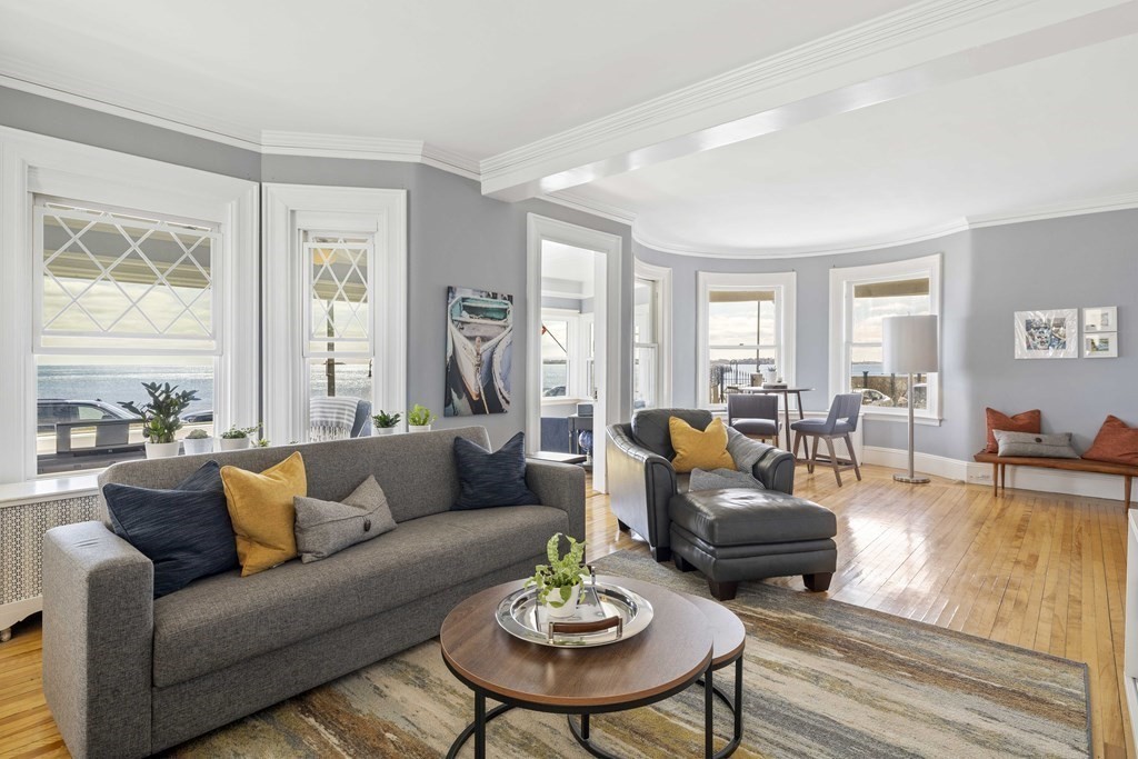 37 Lynn Shore Drive Lynn, MA 01902 - Photo 10 of 42 a living room with furniture and a large window