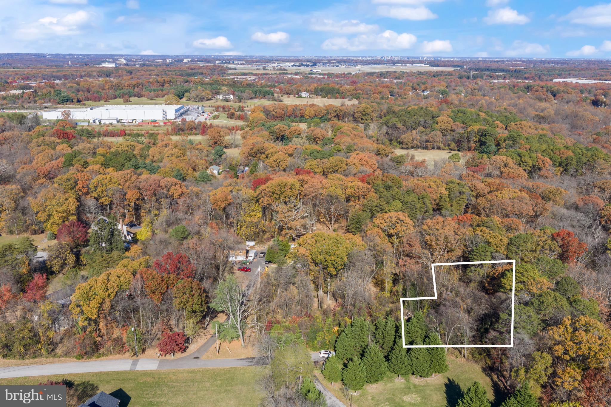 a view of city and mountain