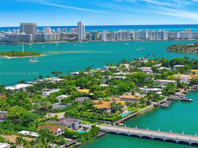 a view of a city with ocean