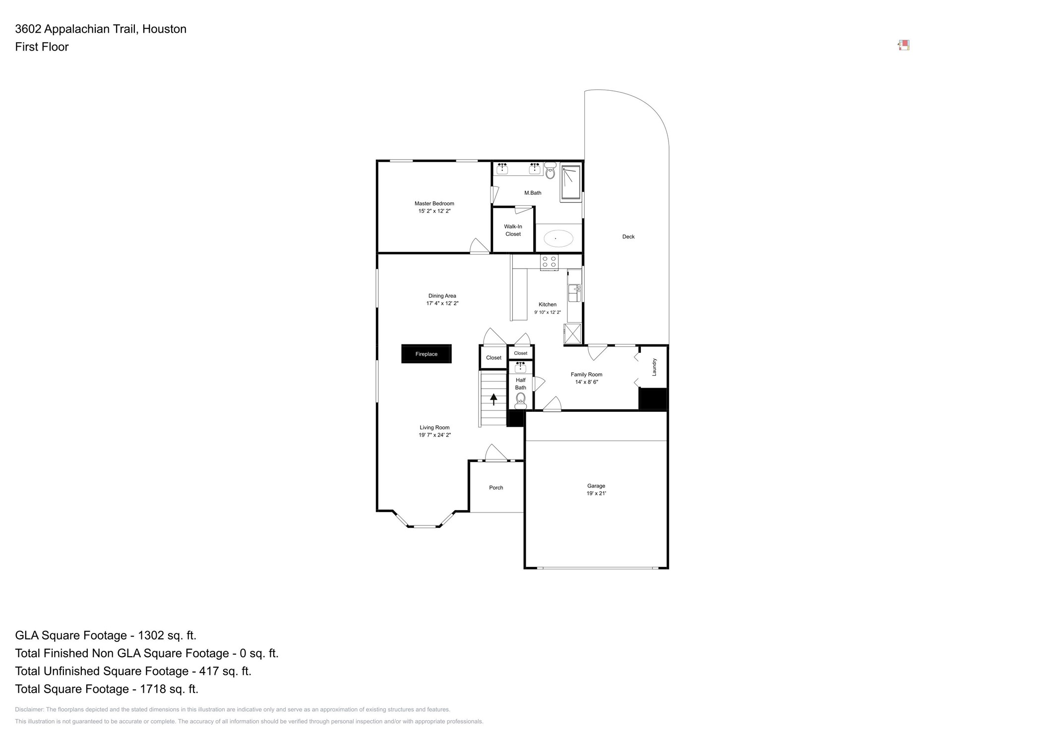 3602 Appalachian Trail Houston, TX 77345 - Photo 20 of 21 a picture of floor plan