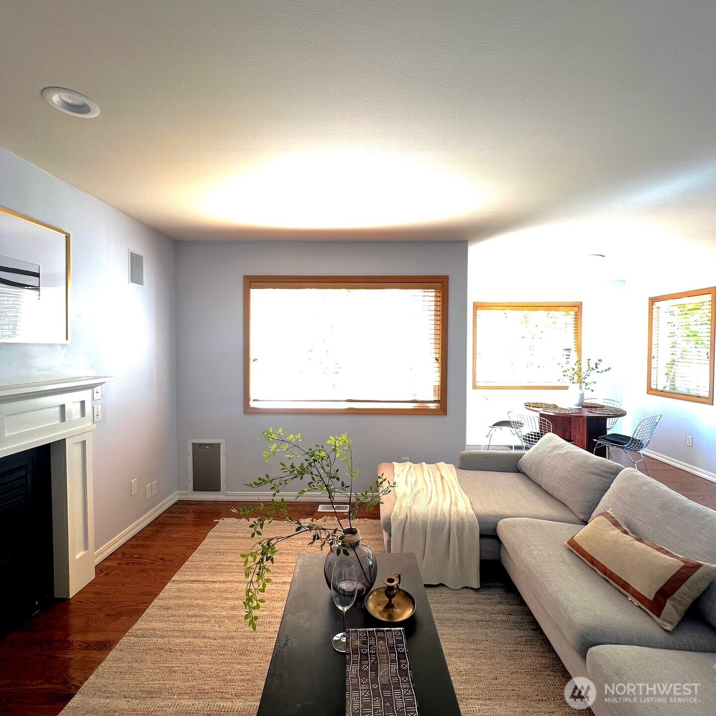132 170th Place Southeast Bothell, WA 98012 - Photo 10 of 27 a living room with furniture and a fireplace