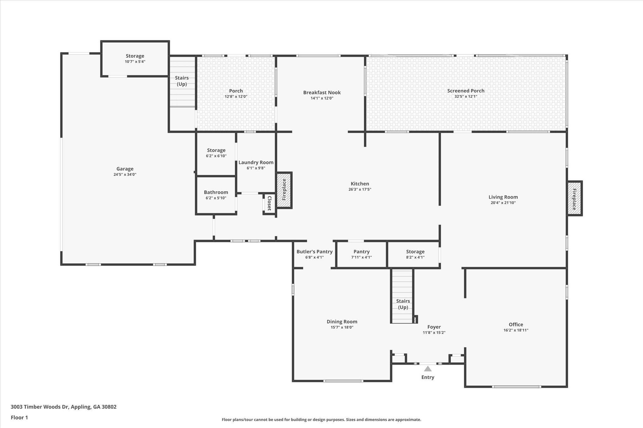 3003 Timber Woods Drive Appling, GA 30802 - Photo 72 of 75 002-Floor-1